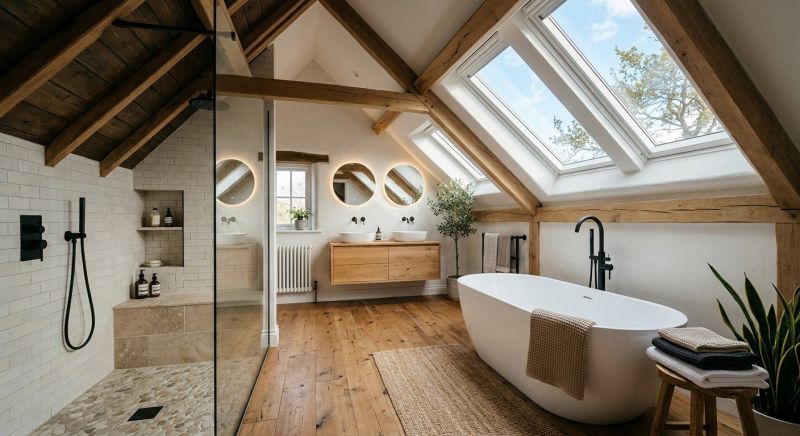 Attic Bathroom Remodeling in Port Clinton, OH