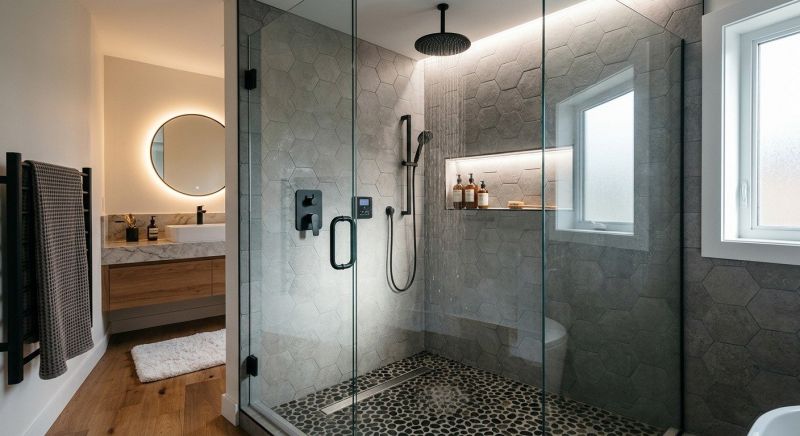 Granite Shower Installation in Port Clinton, OH