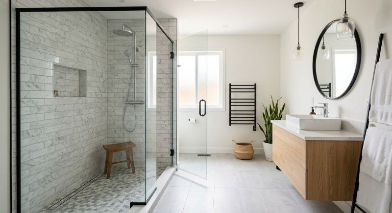 Tub To Shower Conversion in Sandusky, OH